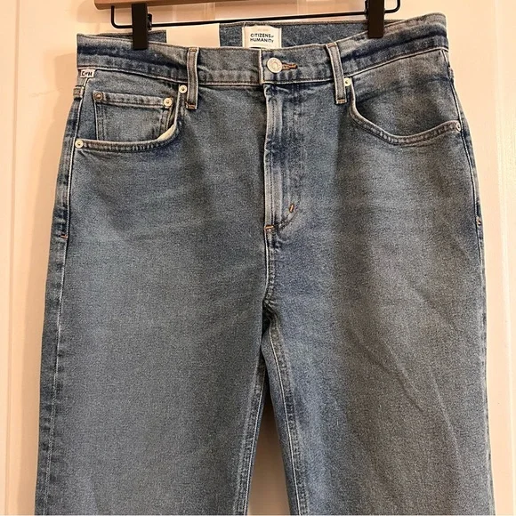 Citizen of Humanity Vidia Wide Leg Bootcut Flare Medium Wash Jeans Size 29 - Picture 5 of 11